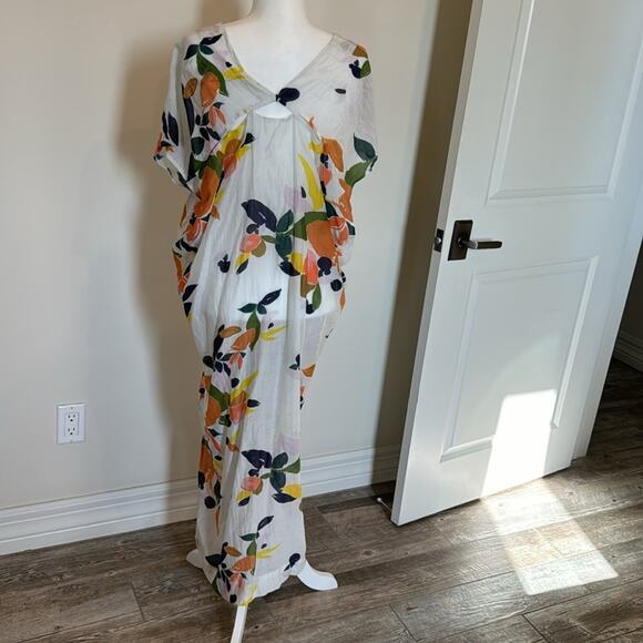 Roller Rabbit Women’s Multi Fruit Tamou Midi Dress - NWT - Picture 6 of 7